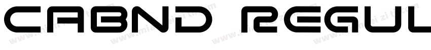 CABND Regular字体转换